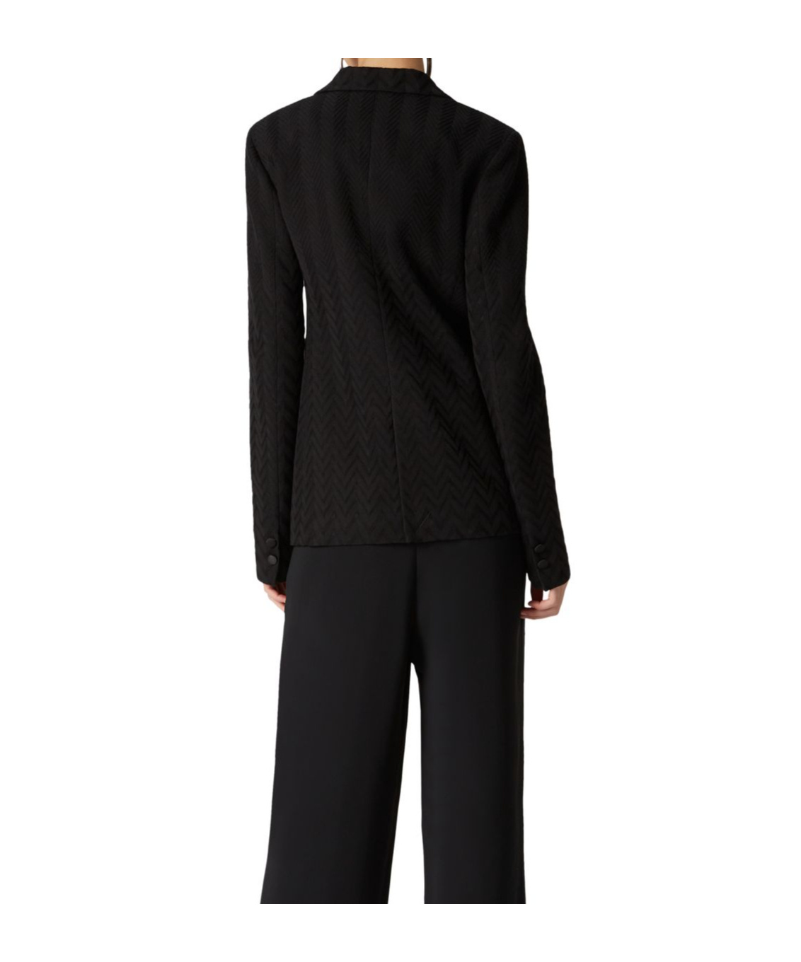 Missoni Lapel Long-sleeved Suit Jacket In Black