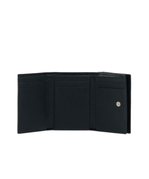 Marni Textured Wallet With Logo Detail In Black