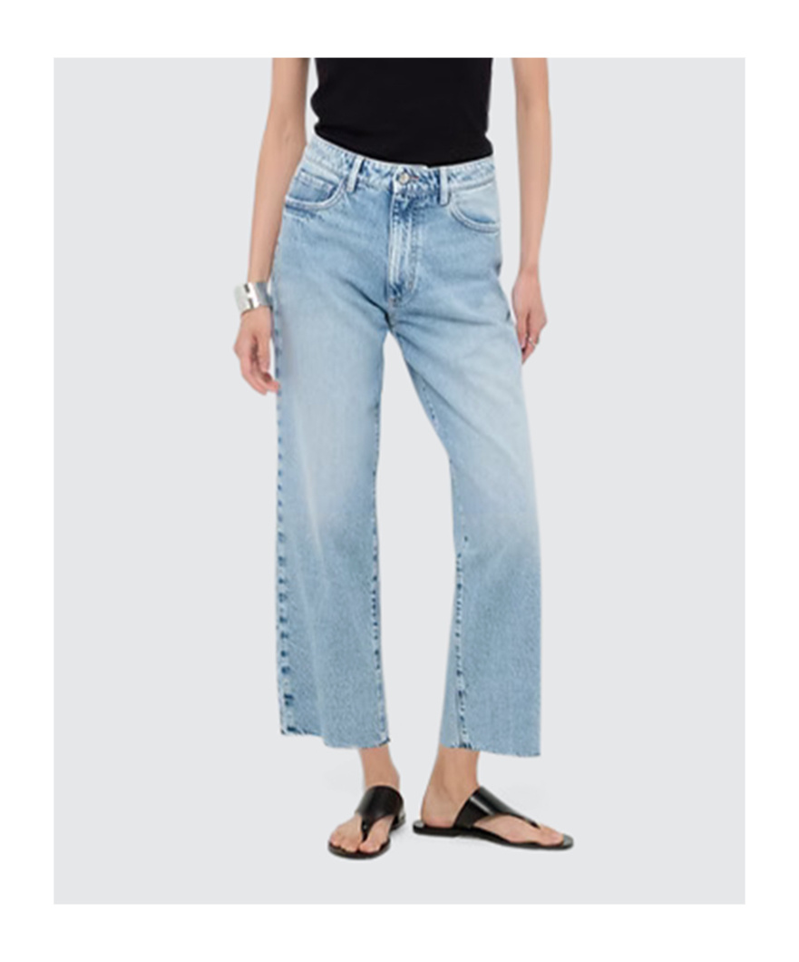 Icon Denim Logo Denim Jeans In Blue