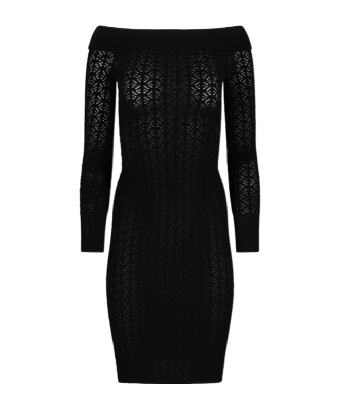 Alaïa Lace Dress In Black