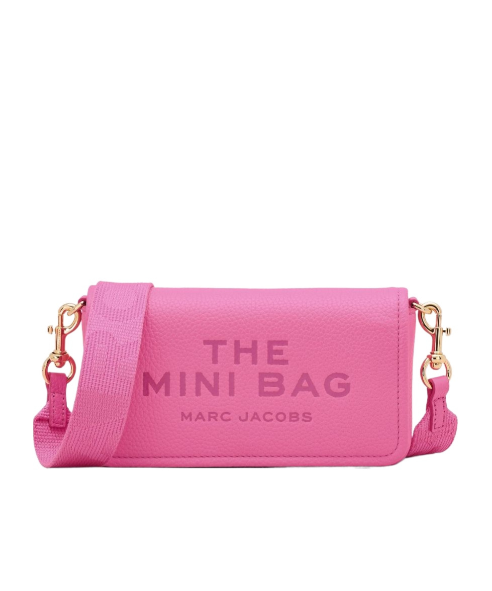 Marc Jacobs The Mini Bag Leather Crossbody Bag In Pink