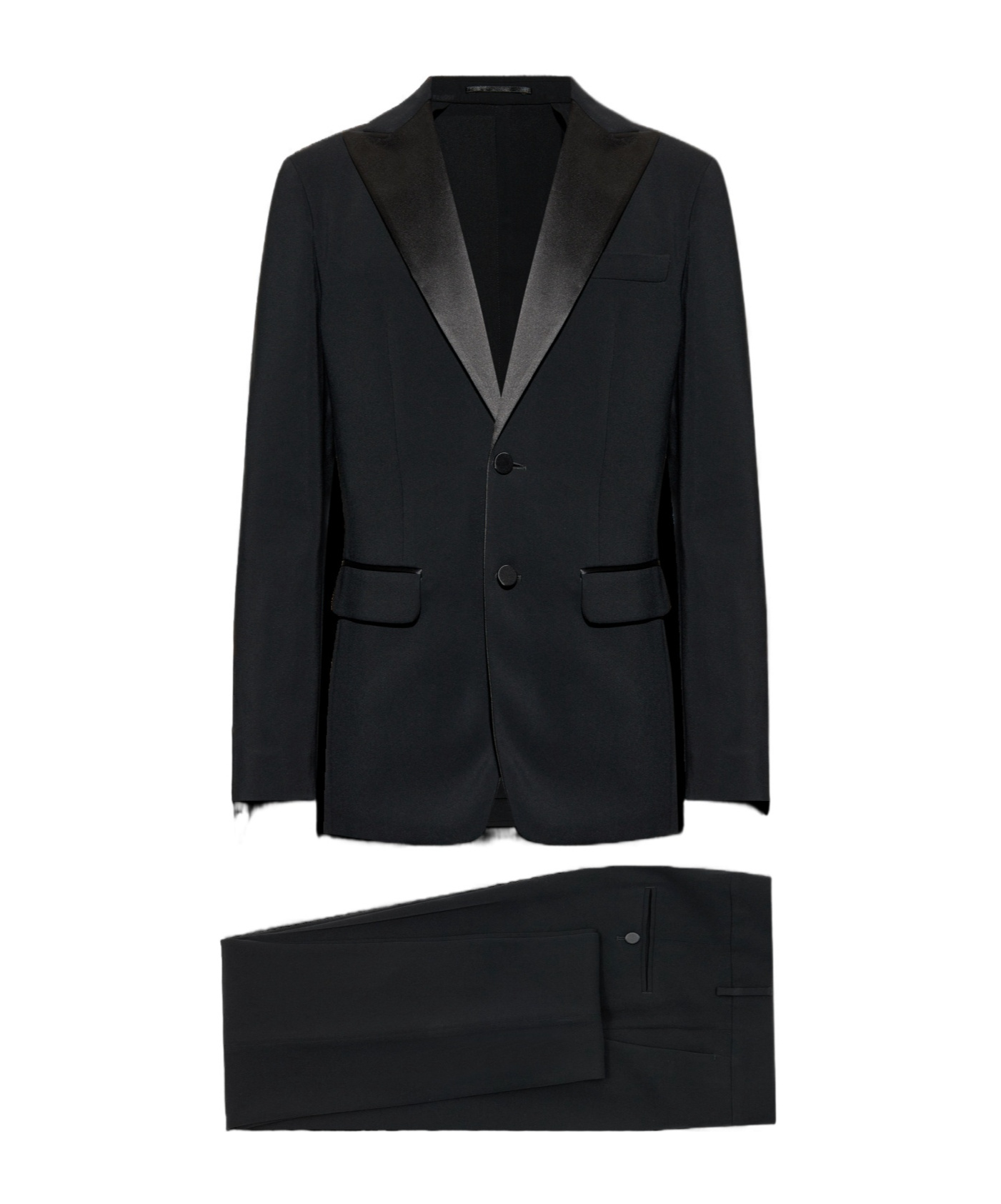 Dsquared2 Long-sleeved Suit In Black