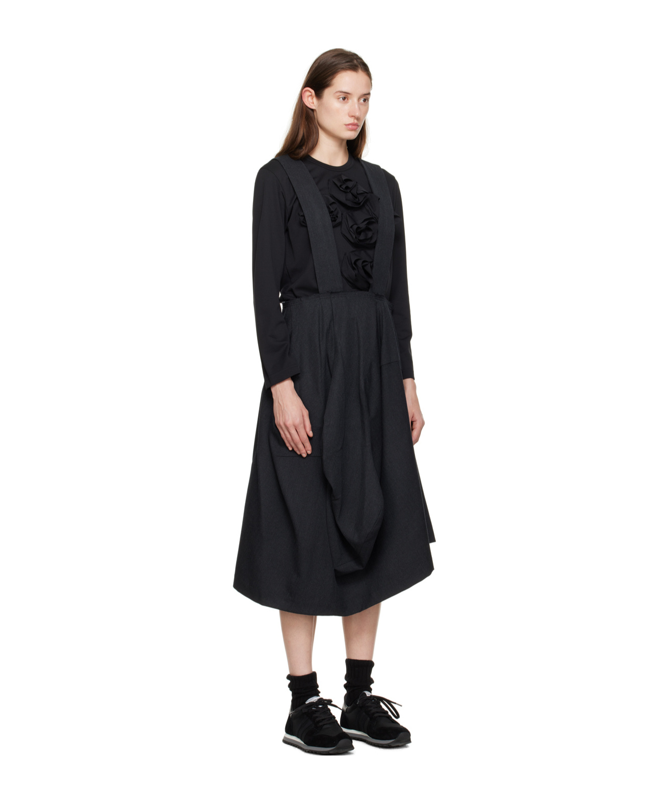 COMME DES GARÇONS ZIPPERED STRAP SKIRT 