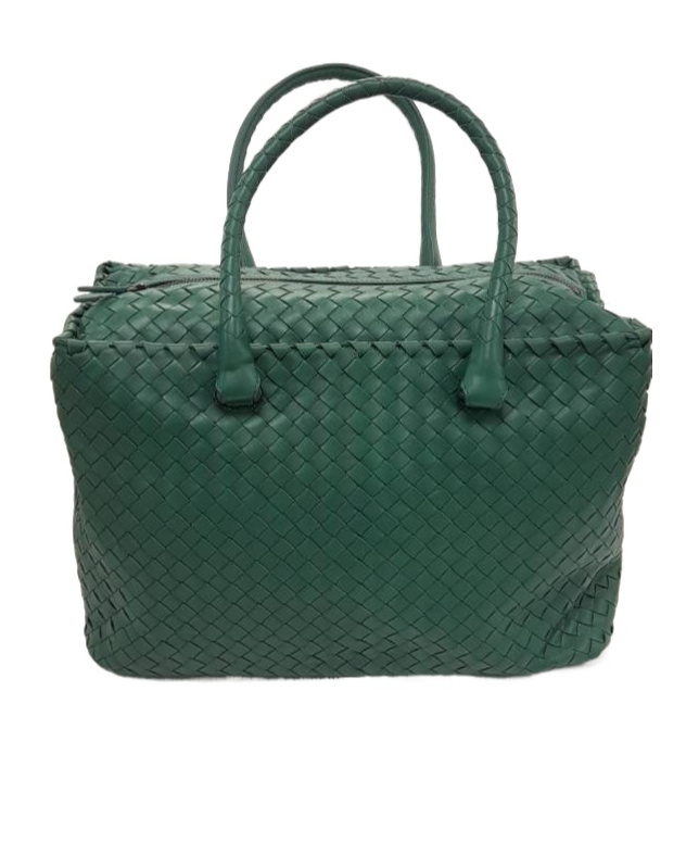 Bottega Veneta Zipper Handbag In Green