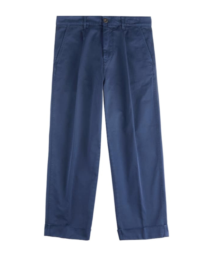 Fay Belt-loop Casual Pants In Blue