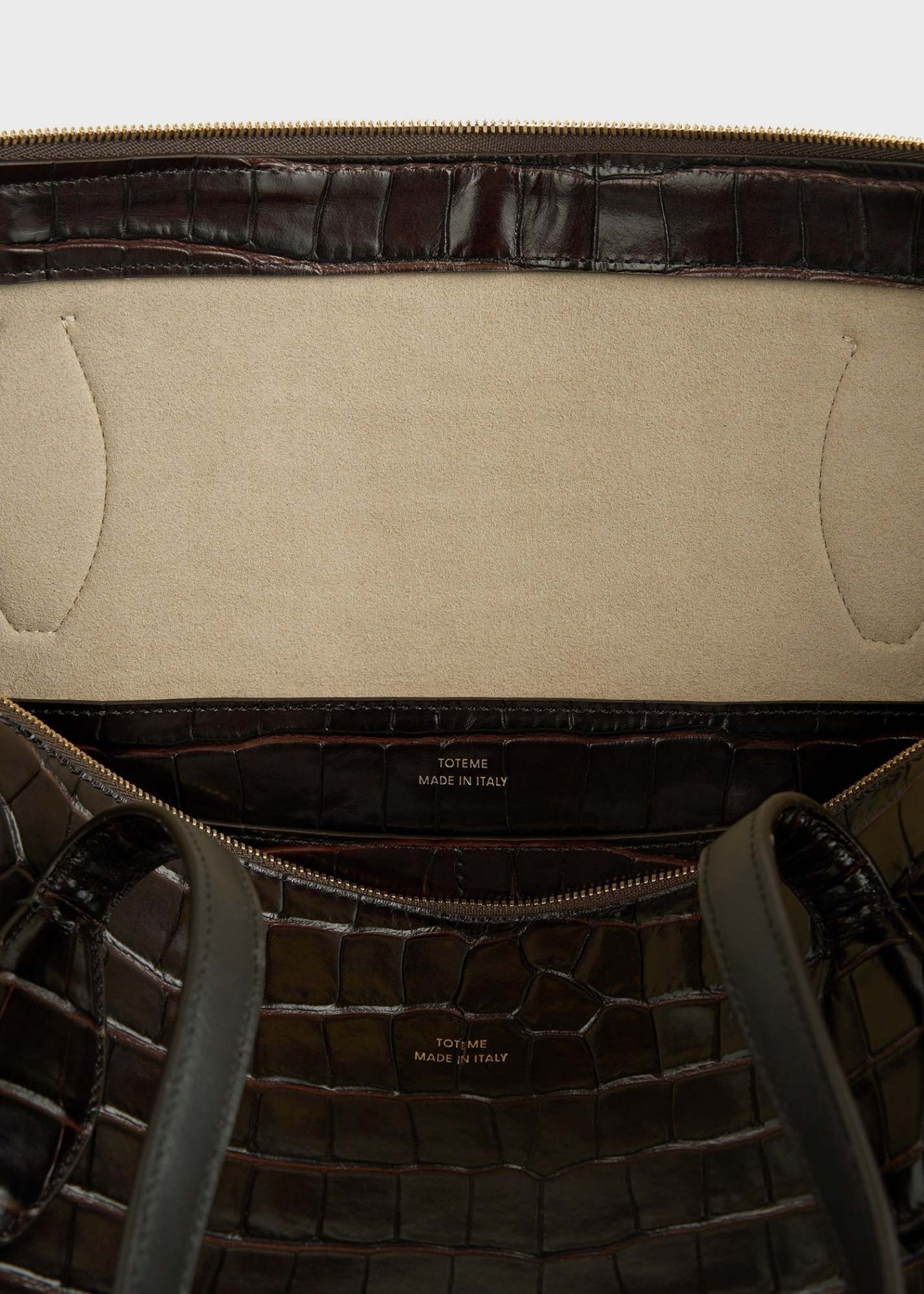 Totême Croco Embossed Day Tote Bag