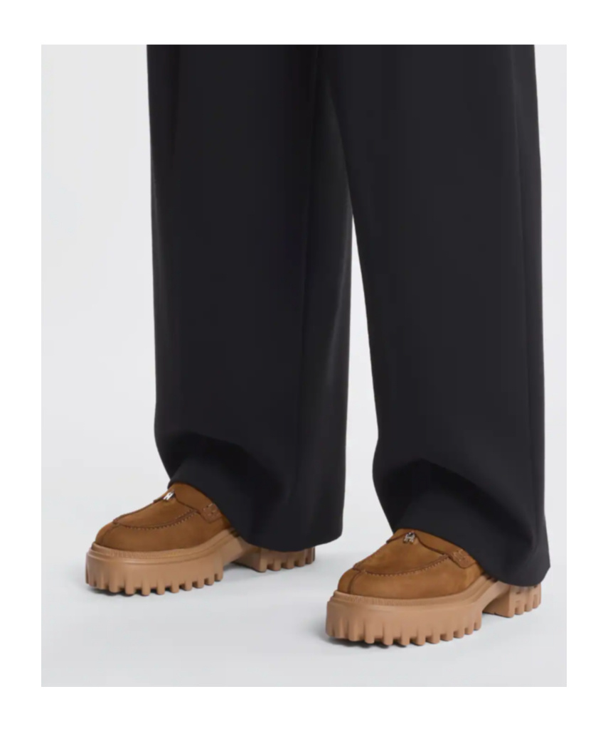 Hogan Suede Loafers In Multi
