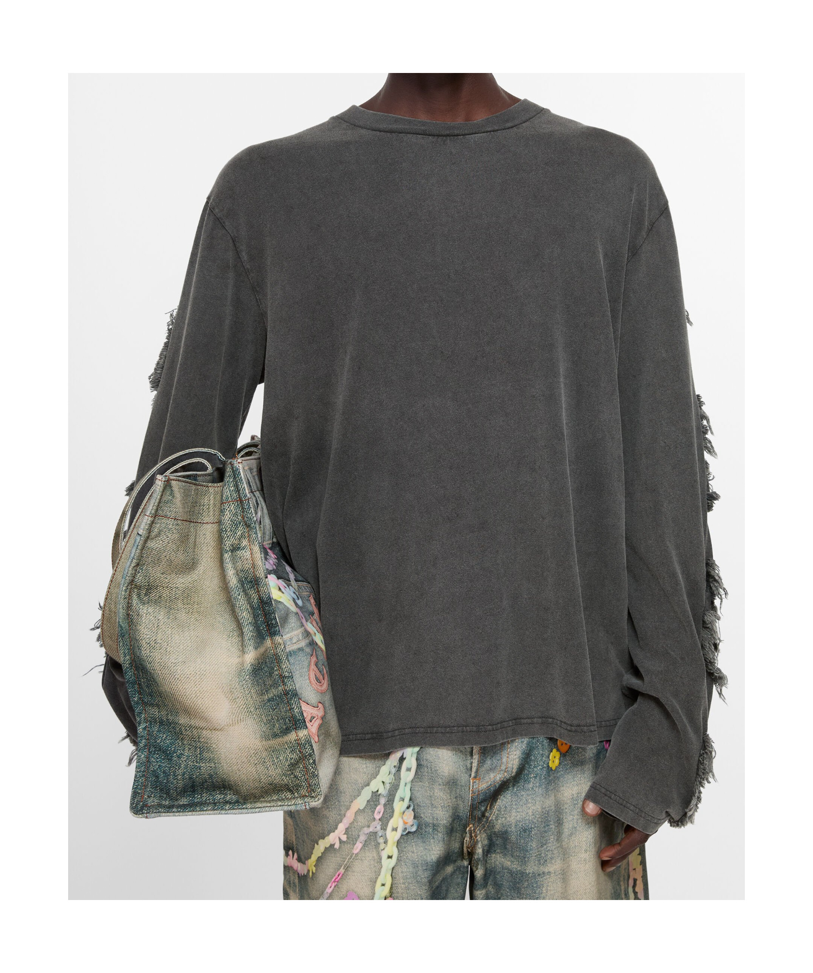 Shop Acne Studios Logo-appliqué T-shirt In Black