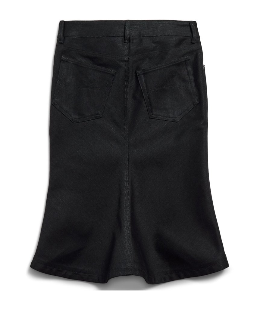Balenciaga Women's Godet Midi Skirt In Black In Black