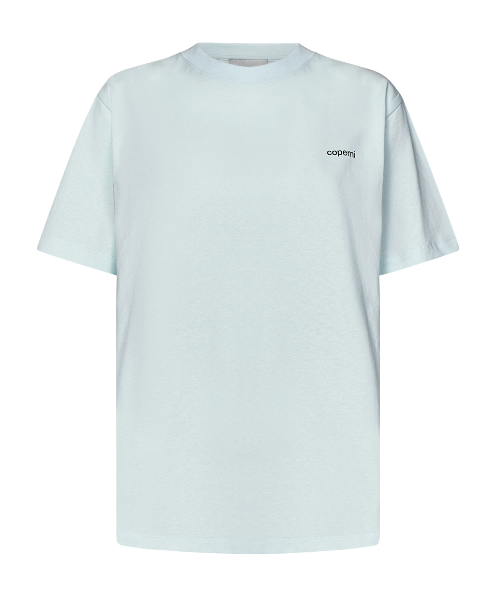 Coperni Rib Round-neck T-shirt In White