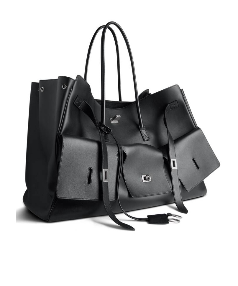 Balenciaga Bel Air Xl Carry All Bag In Black In Black