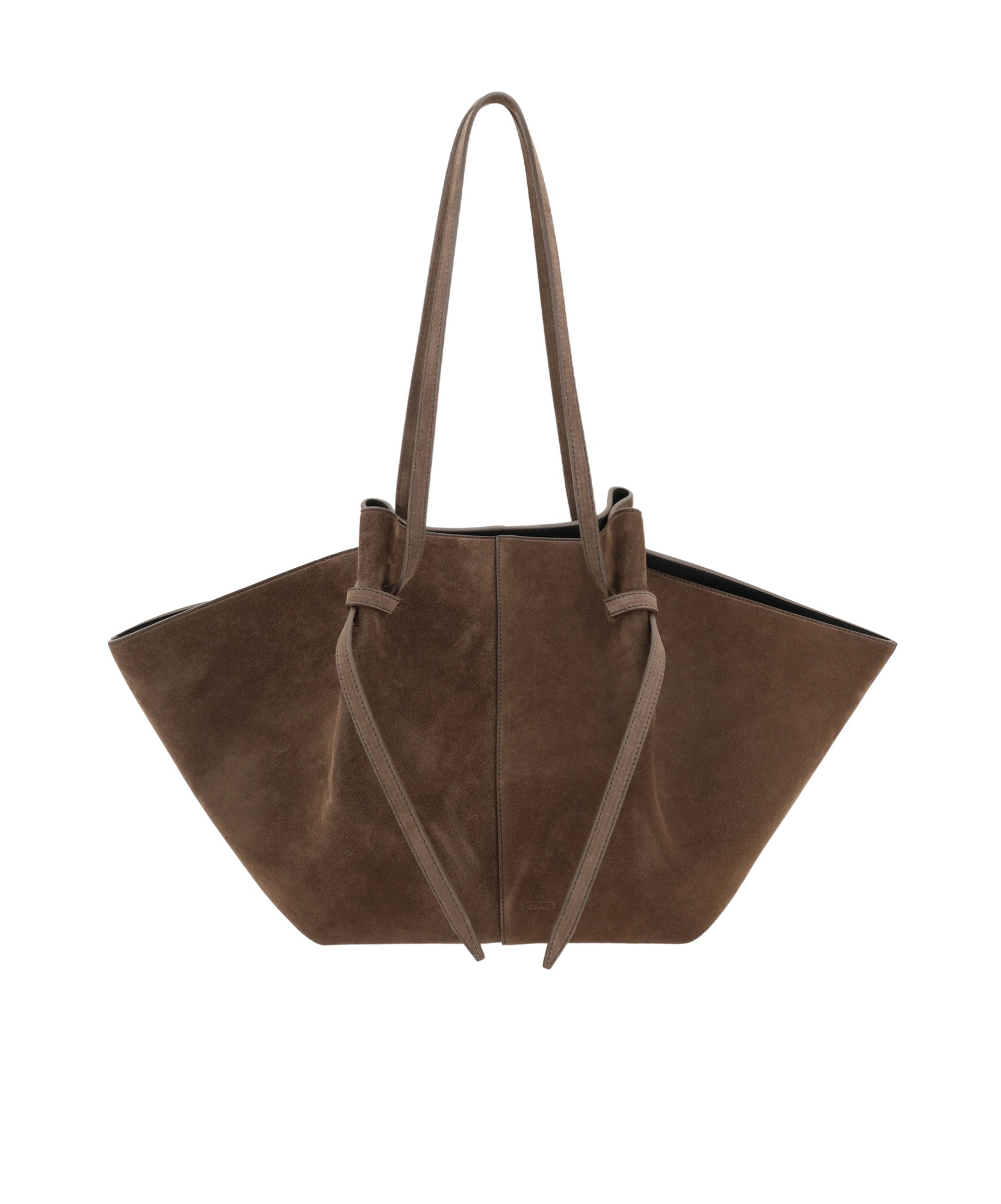 Yuzefi Large Logo Detailed Shoulder Bag In Green