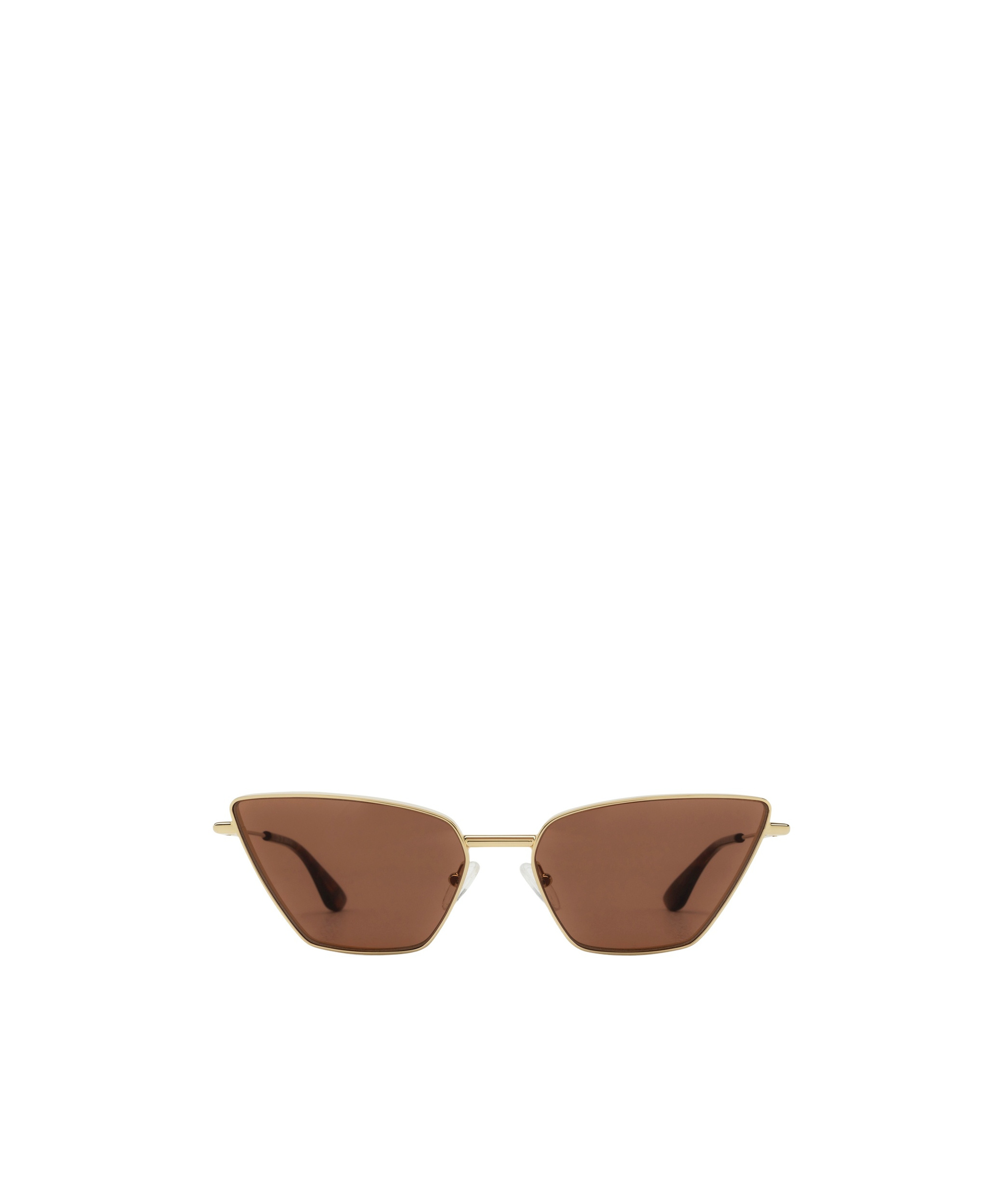 Alexander Mcqueen Cat Eye Sunglasses In Brown