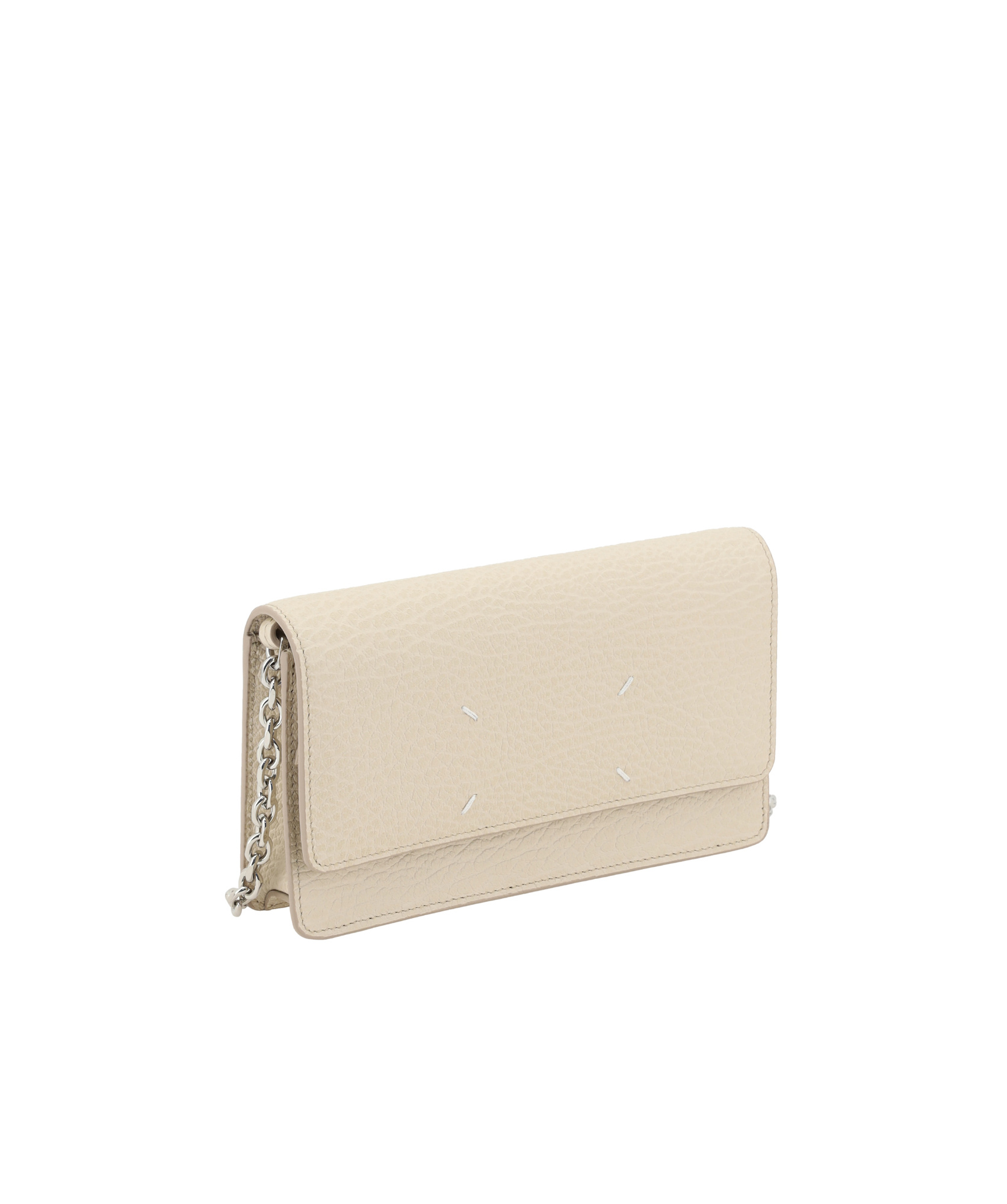 Maison Margiela Chain Wallet In Nude