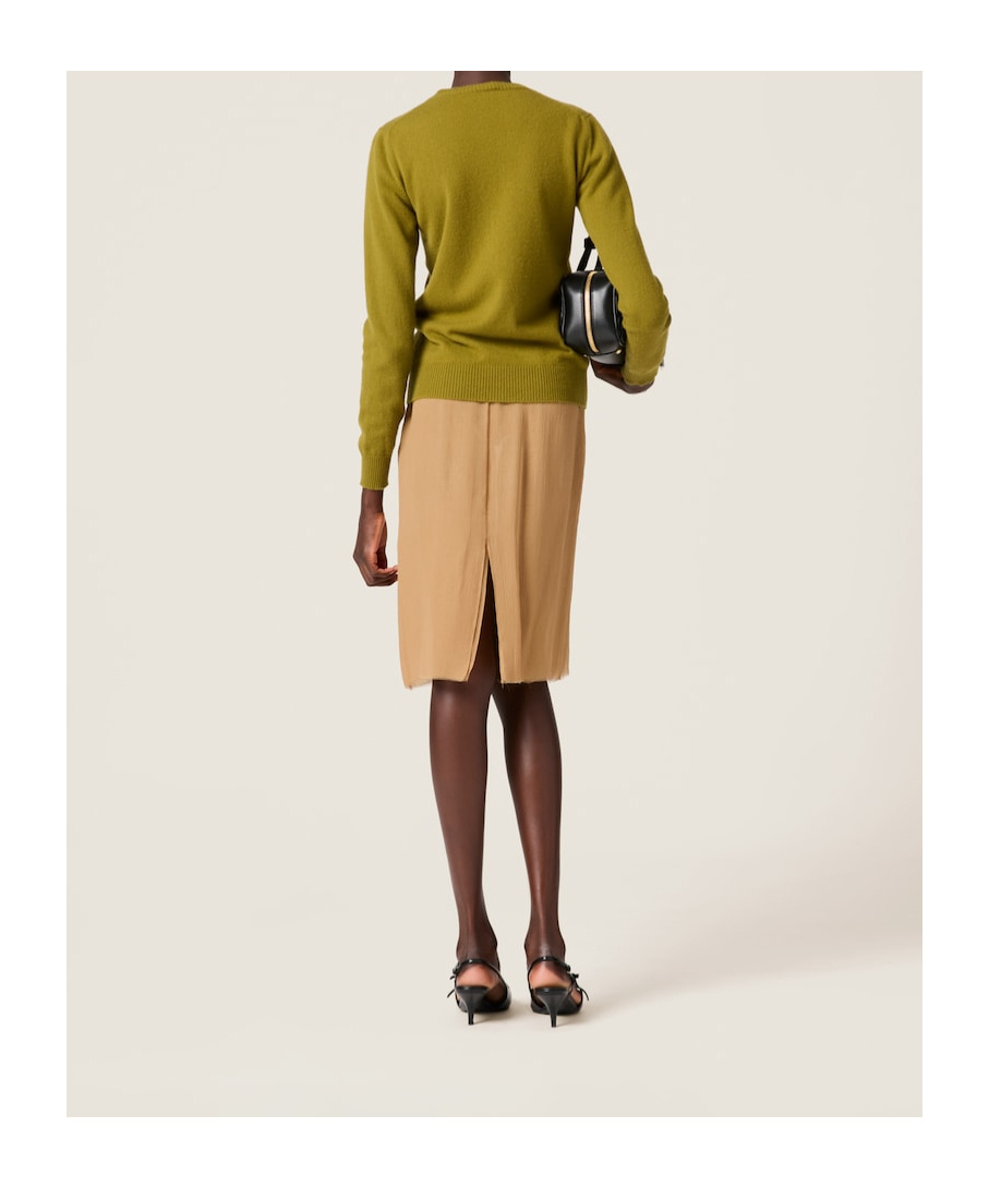 MIU MIU SILK MINI SKIRT