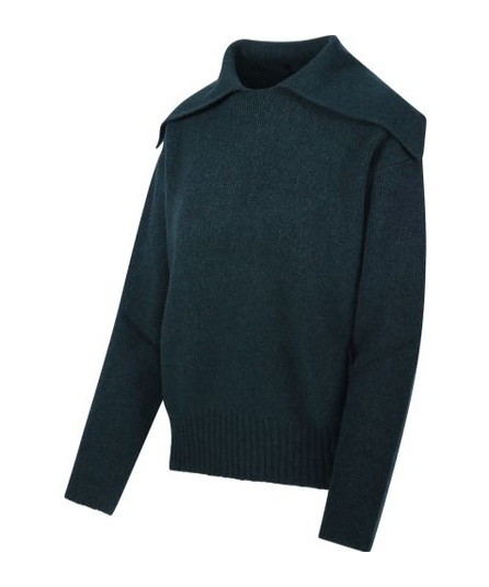 Roberto Collina High Neck Sweater In Green