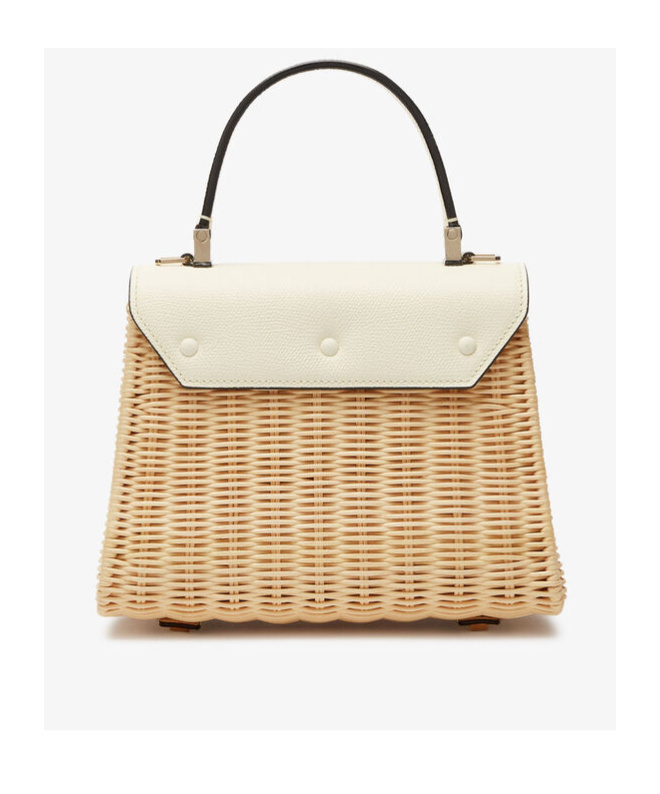 Valextra Iside Mini Shoulder Bag In Nude