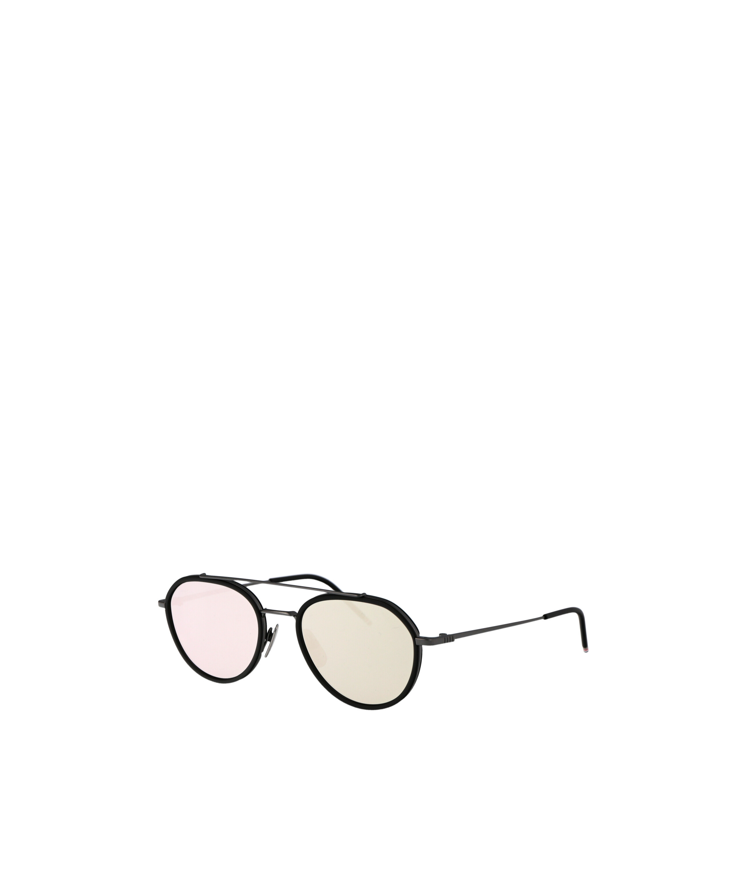 Thom Browne Pilot-frame Mirrored Sunglasses In White