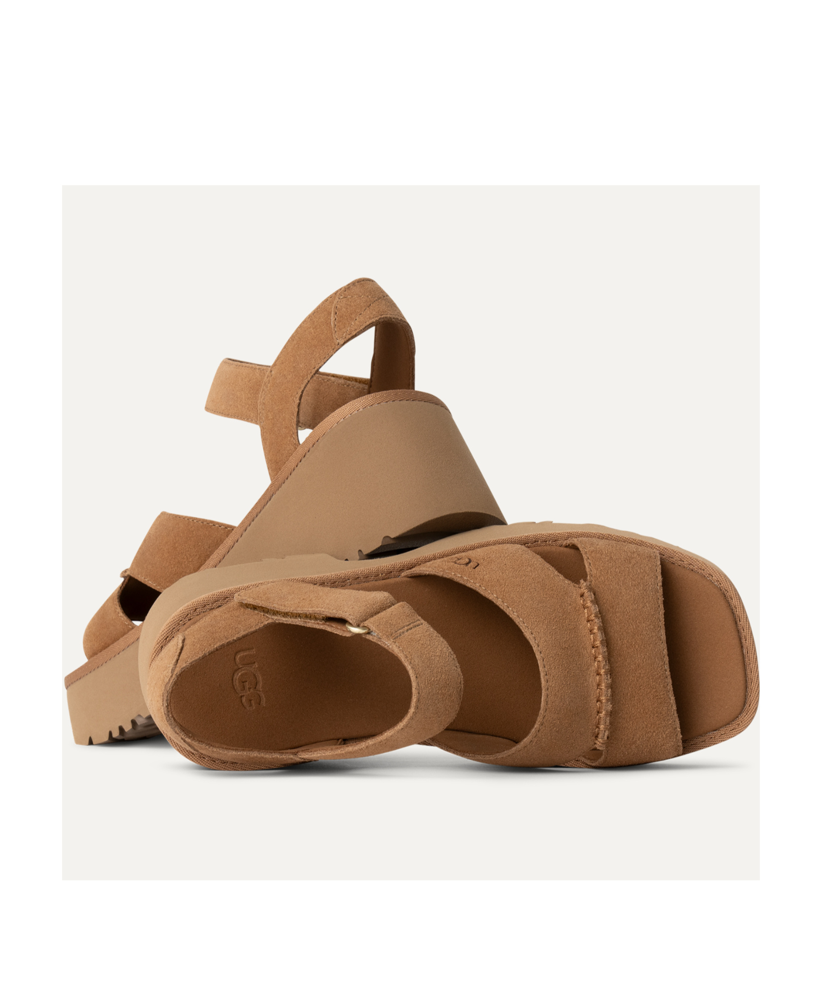 Ugg Sandals Beige In Brown