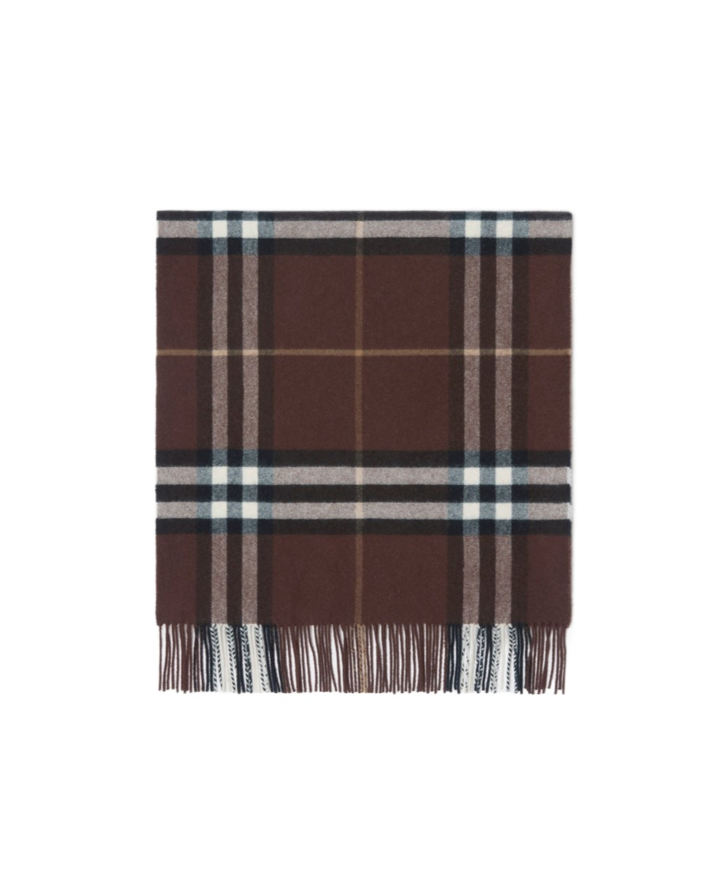 Burberry Giant Check Cashmere Scarf Accessories In Burgundy