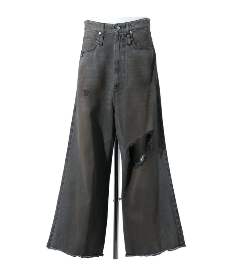 Lu'u Dan Dumpster Jeans In Gray