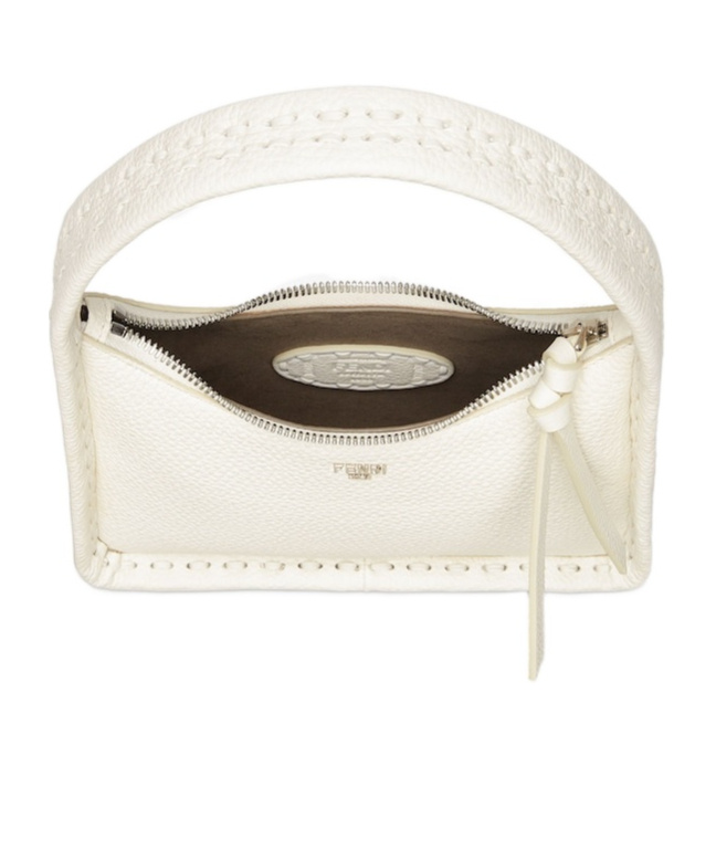 Fendi Mini Fendessence Selleria Tote Bag In White