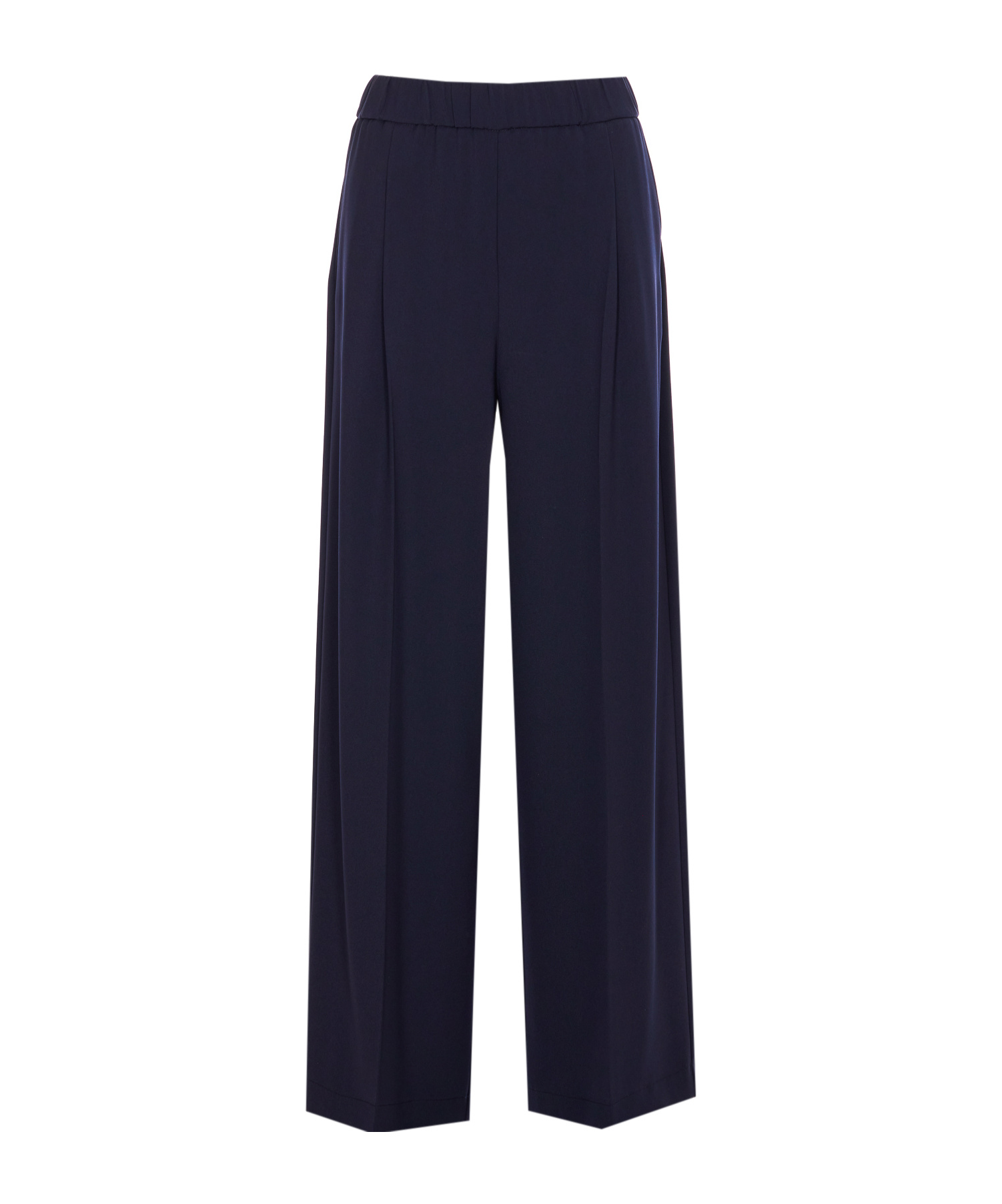 Patrizia Pepe Pleated Wide-leg Trousers In Multi