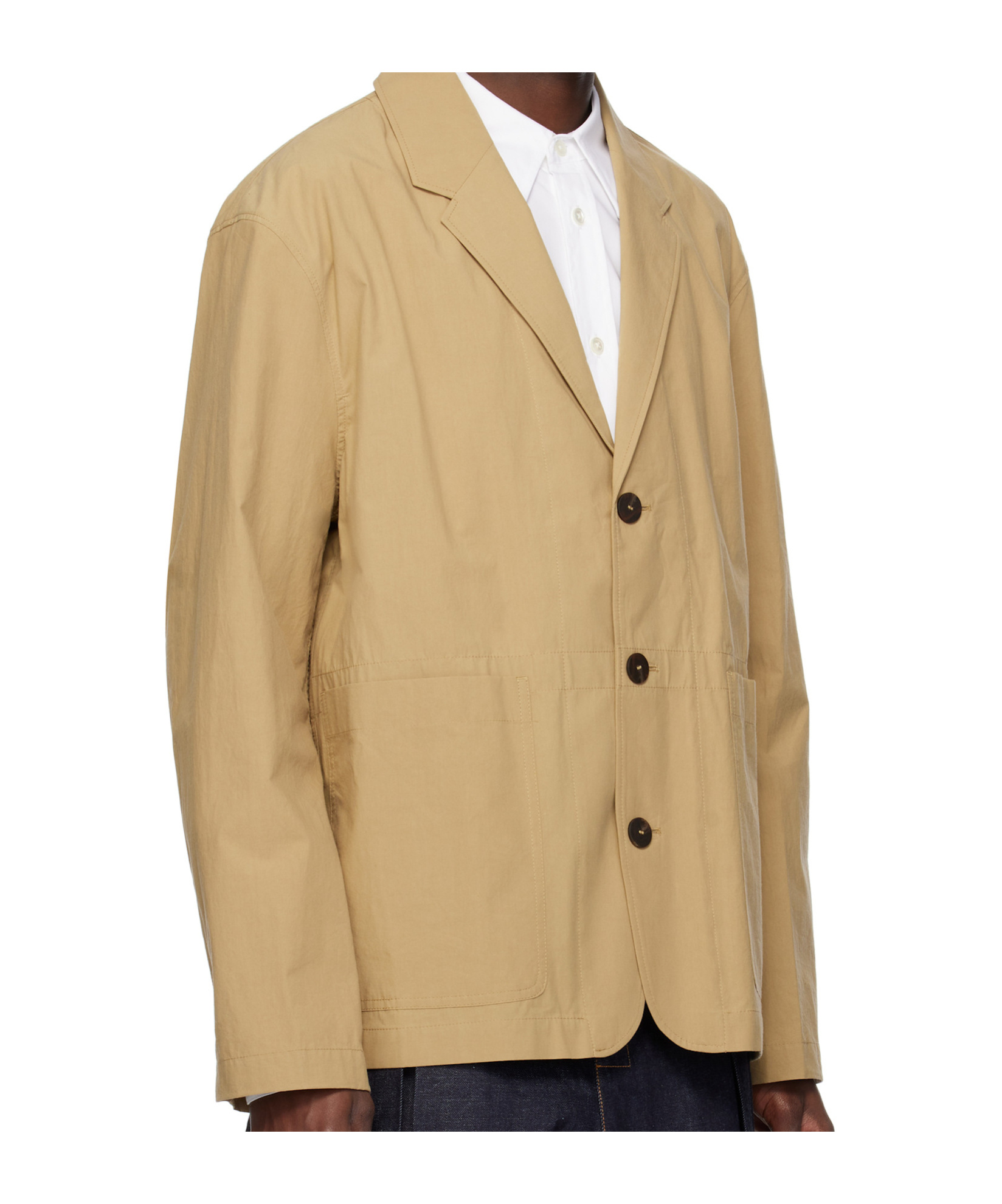 Studio Nicholson Tan Reale Blazer In Nude