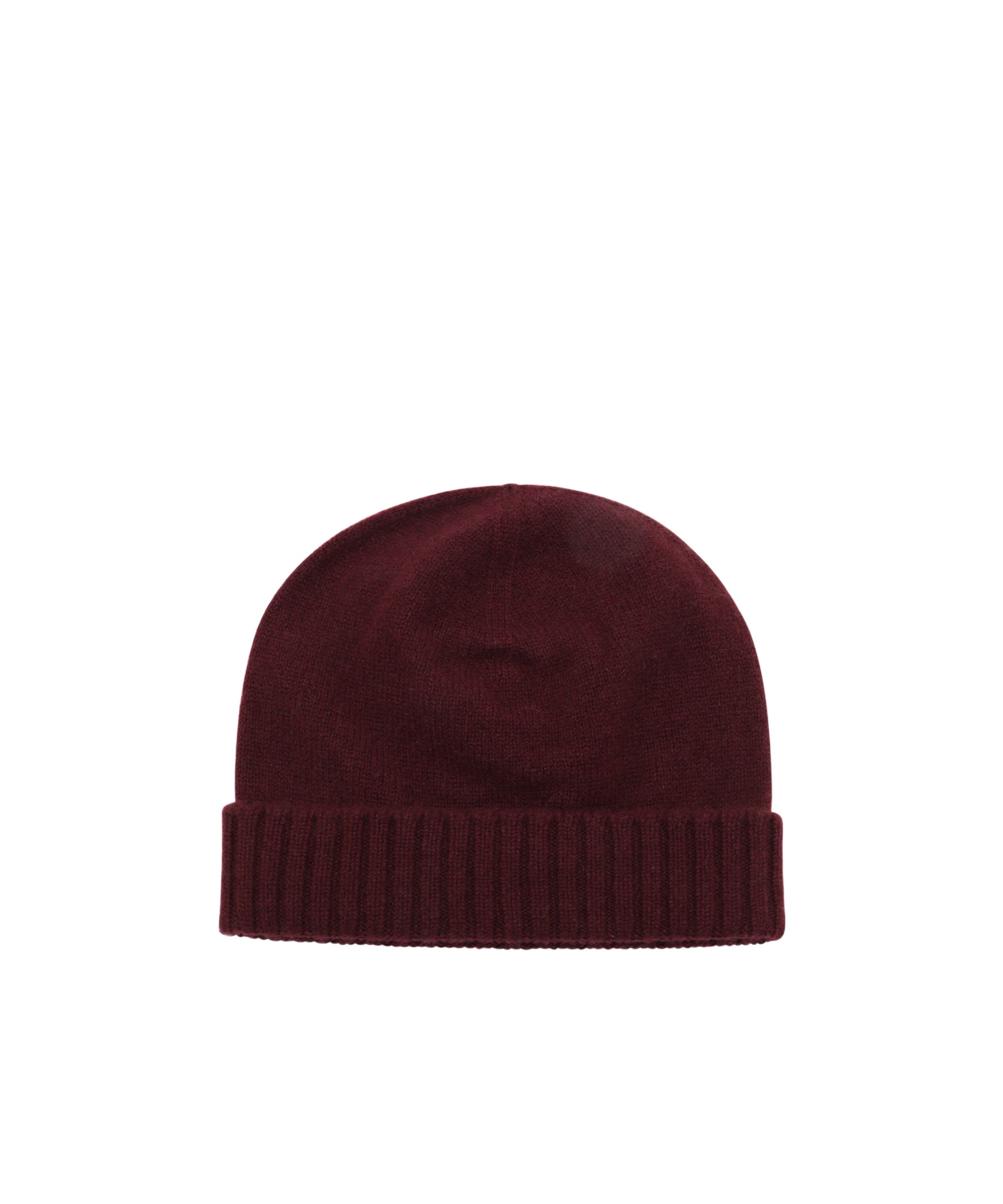 Malo Folded Ribbed Soft Texture Hat In Brown
