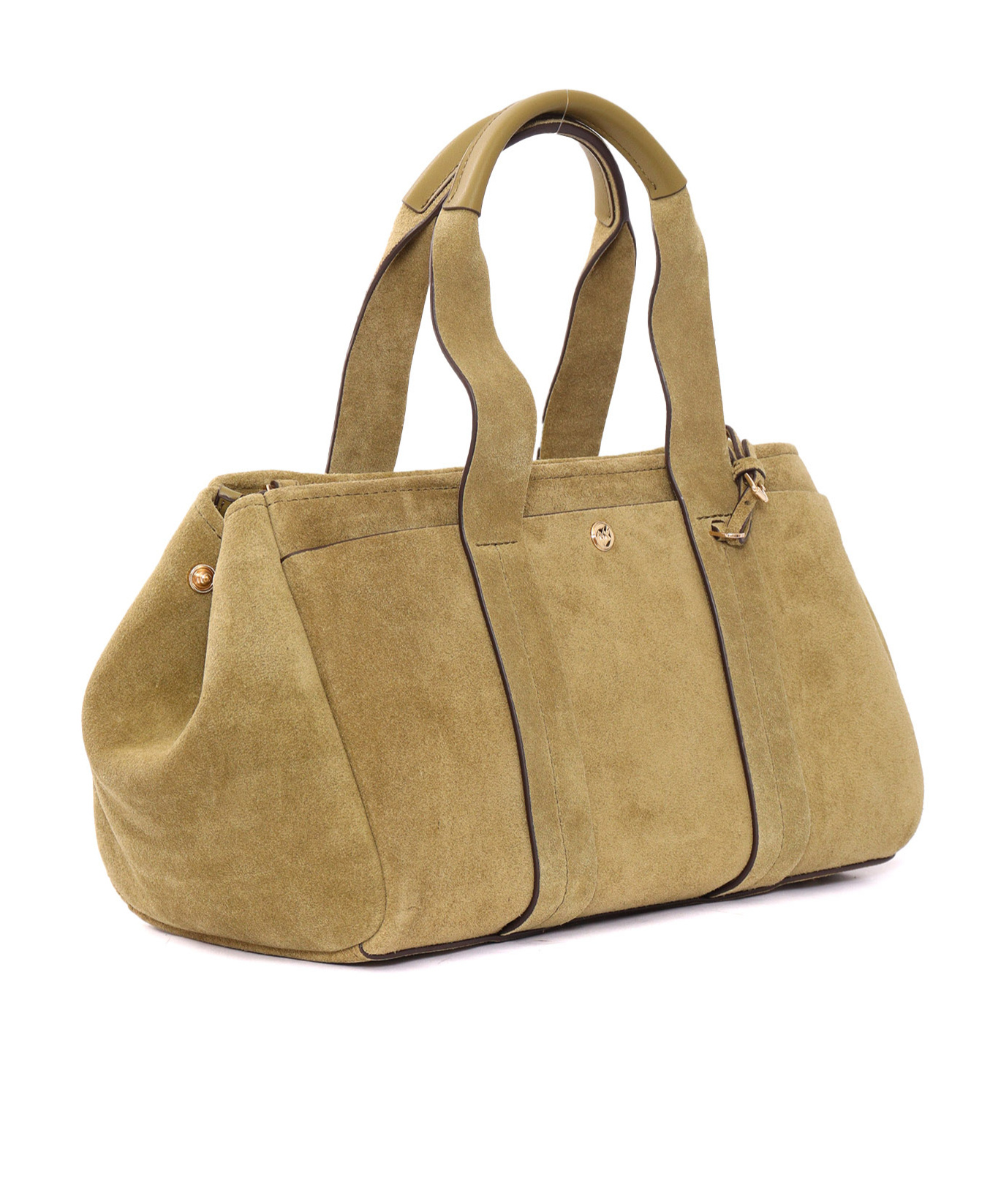 Michael Kors Michael Romee Small Satchel Bag In Brown