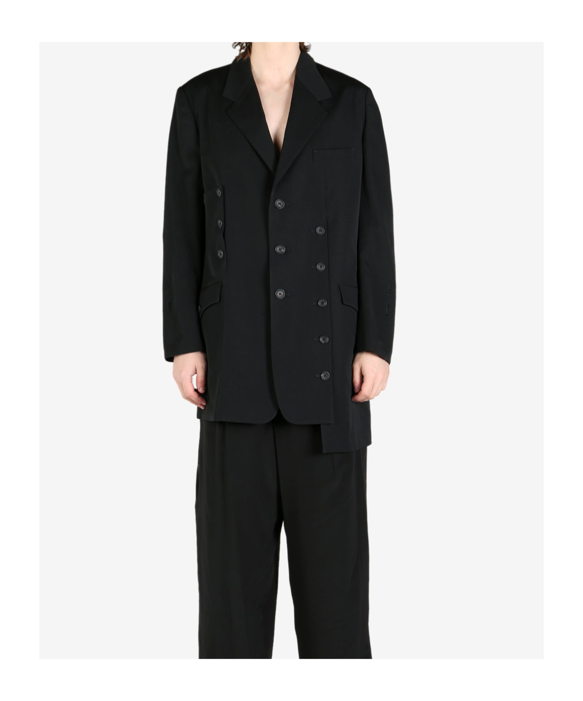 YOHJI YAMAMOTO BUTTON ASYMMETRY JACKET