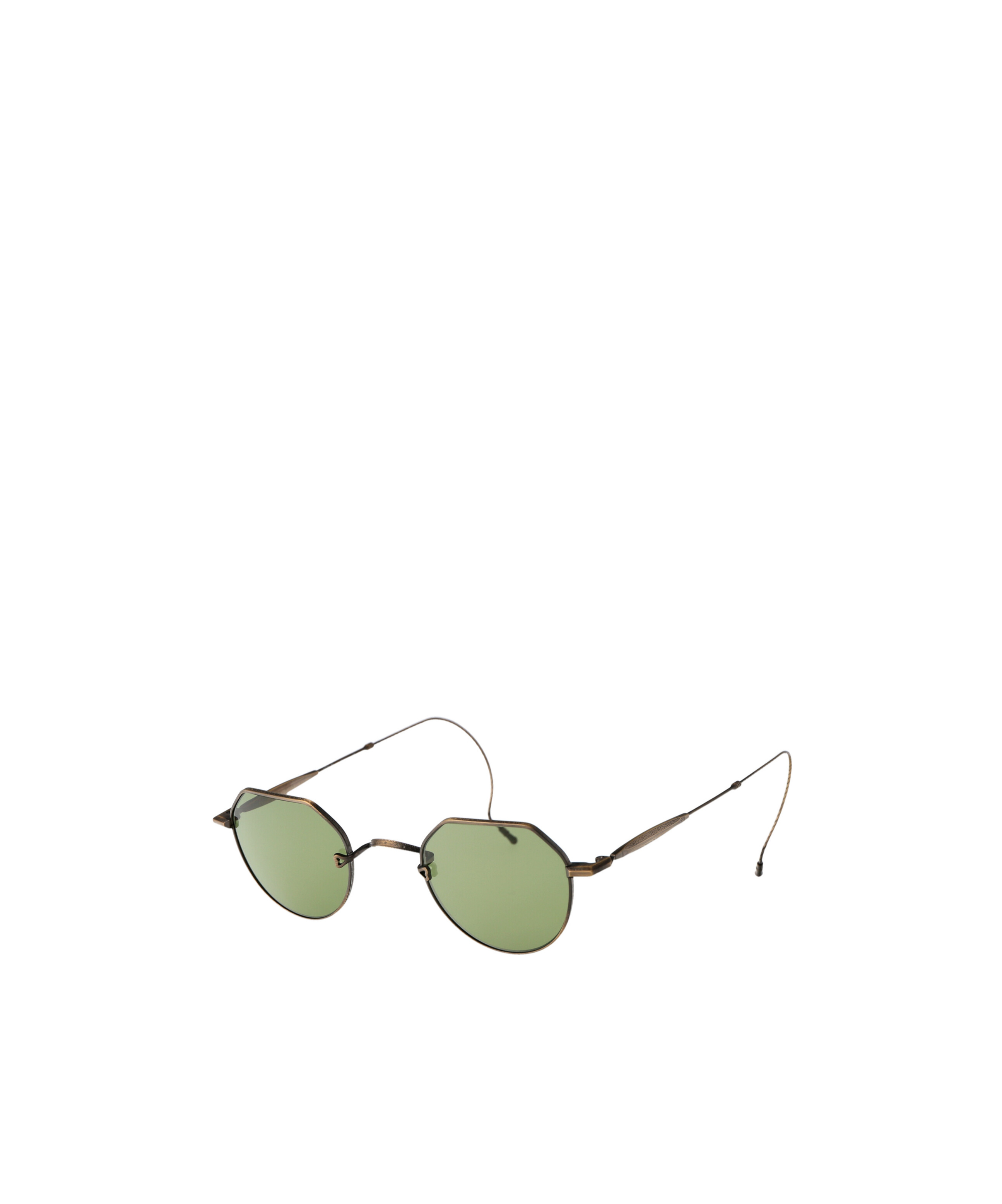 Matsuda Geometric Frame Sunglasses In Green