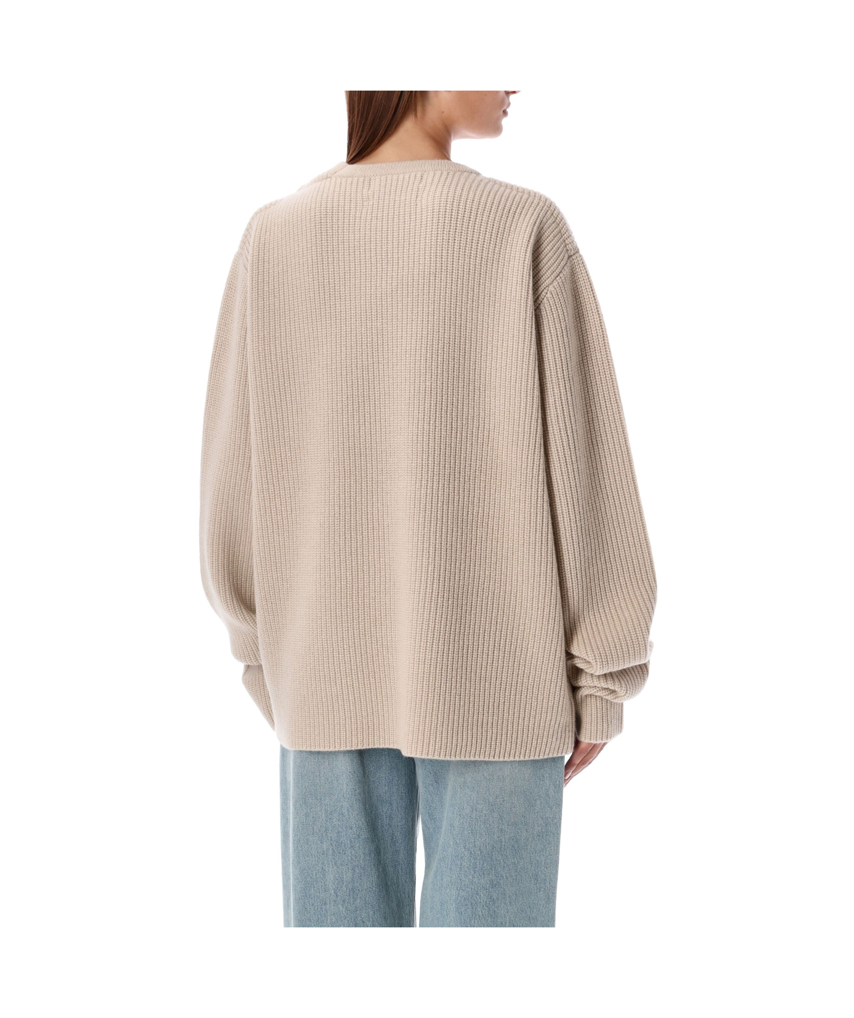 EXTREME CASHMERE ROUND-NECK AND LONG-SLEEVED SWEATER