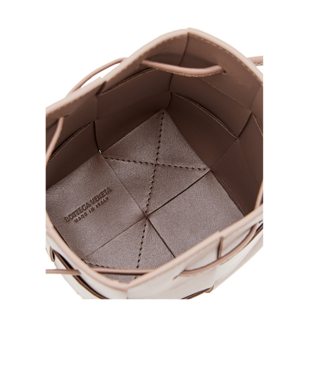 Bottega Veneta Mini Cassette Bucket Bag In Brown