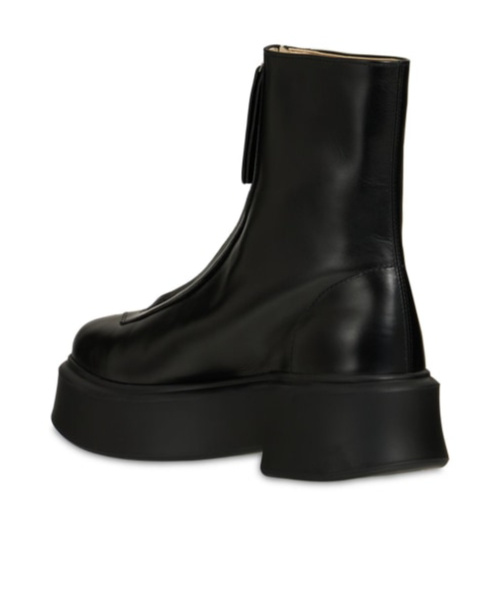 THE ROW ROUND-HEAD SHORT BOOTS