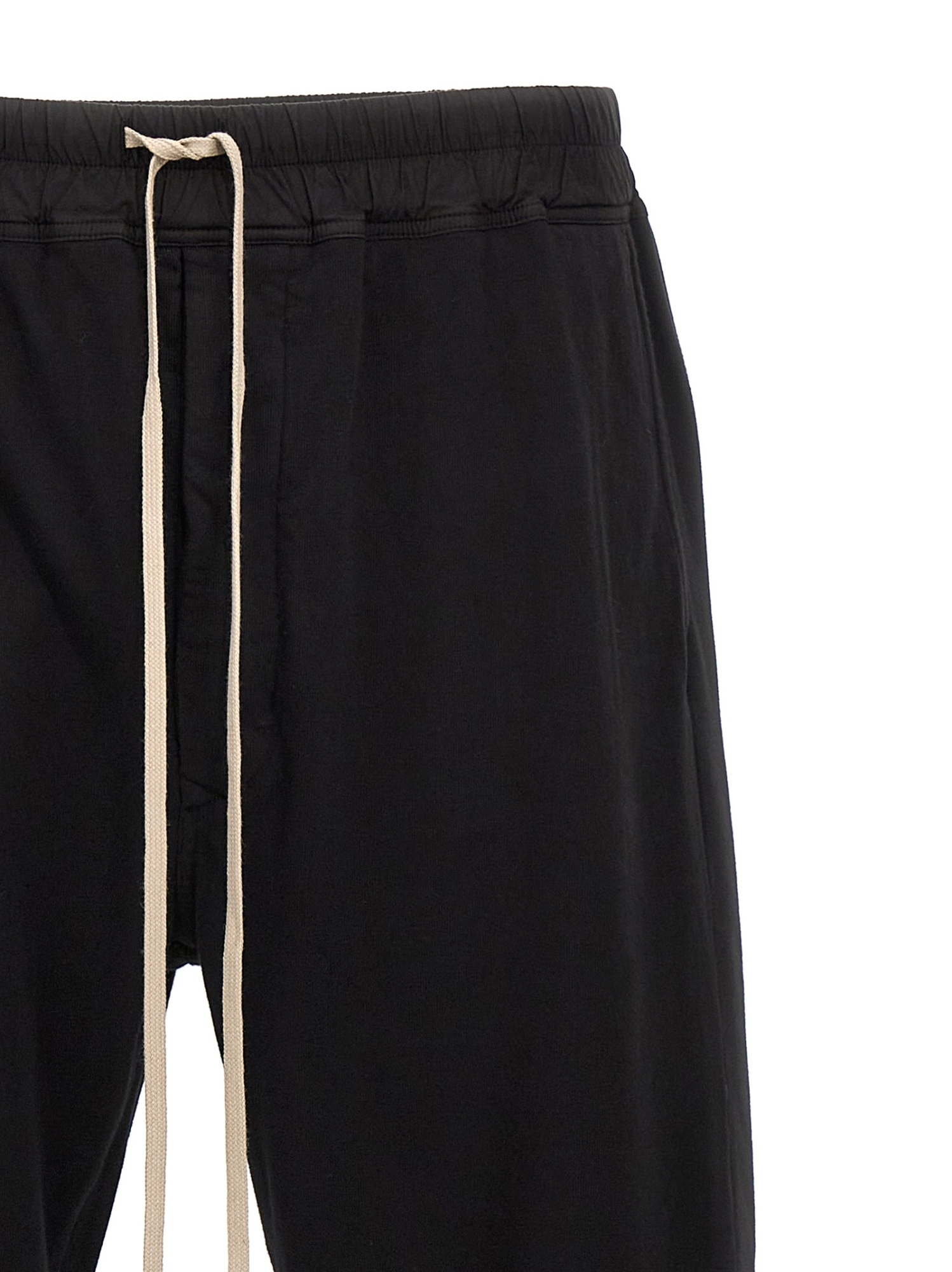 Rick Owens Drkshdw Elastic Drawstring Casual Pants In Black