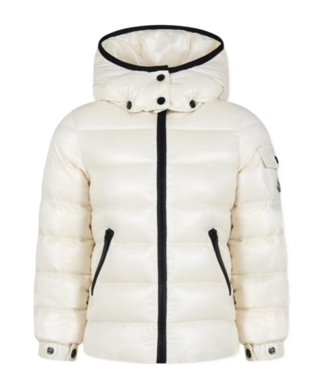 Moncler Jacket Kids Color White In Neutral