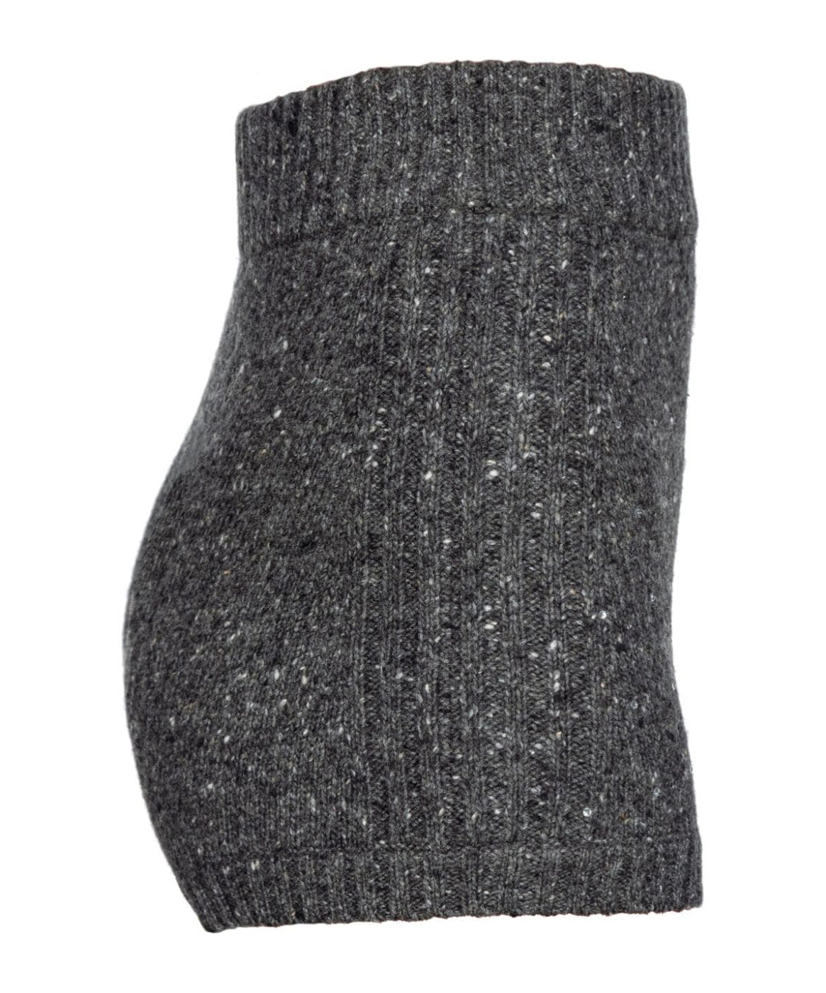 Shop Pinko Sequin-embellished Knitted Shorts In Black