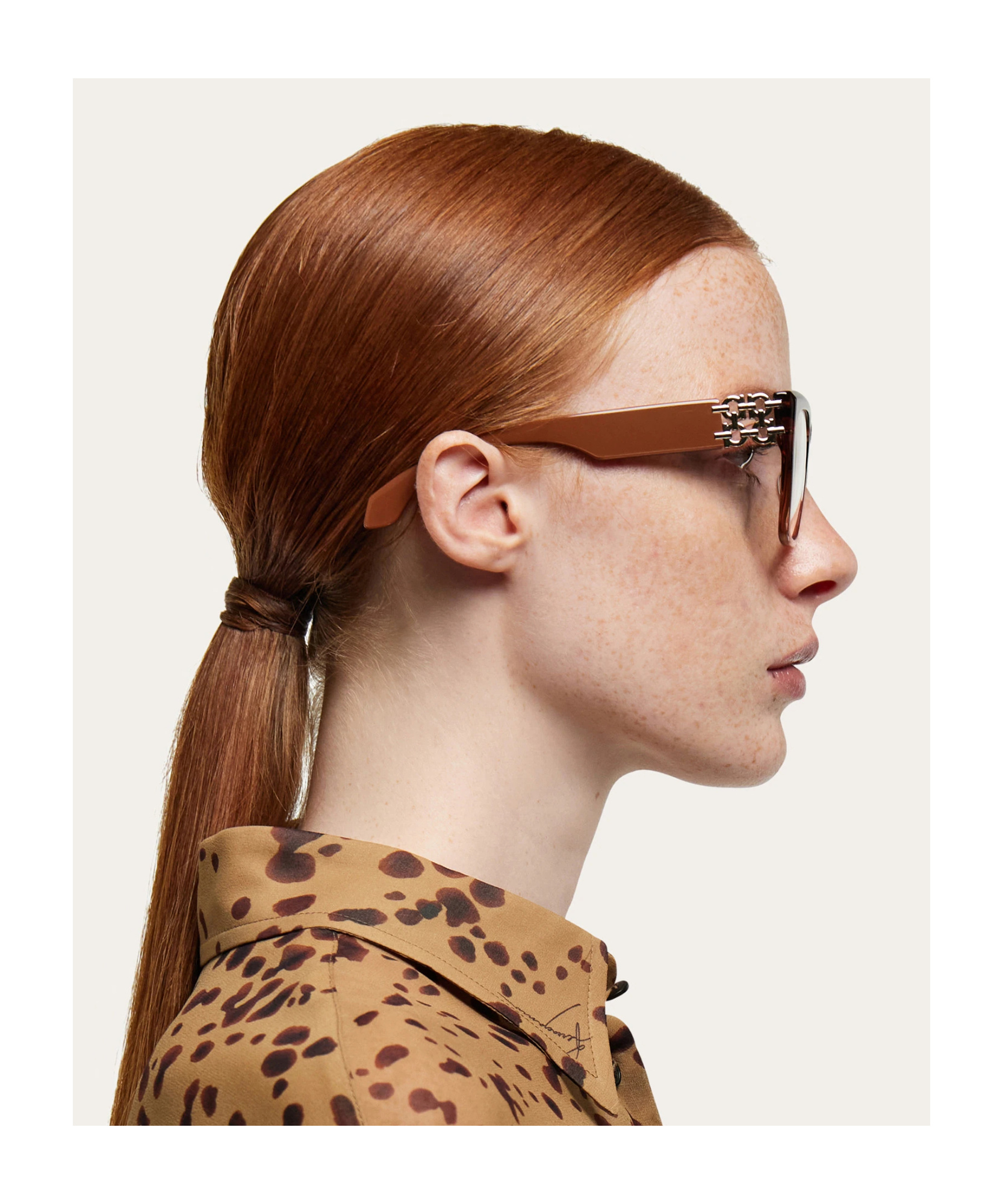 Ferragamo Optical Glasses In Brown