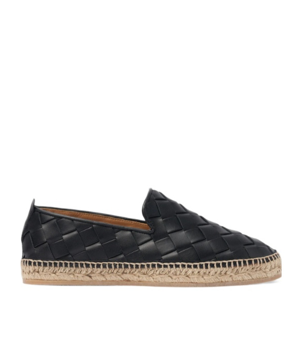 Scarosso Martina Woven Espadrilles In Black