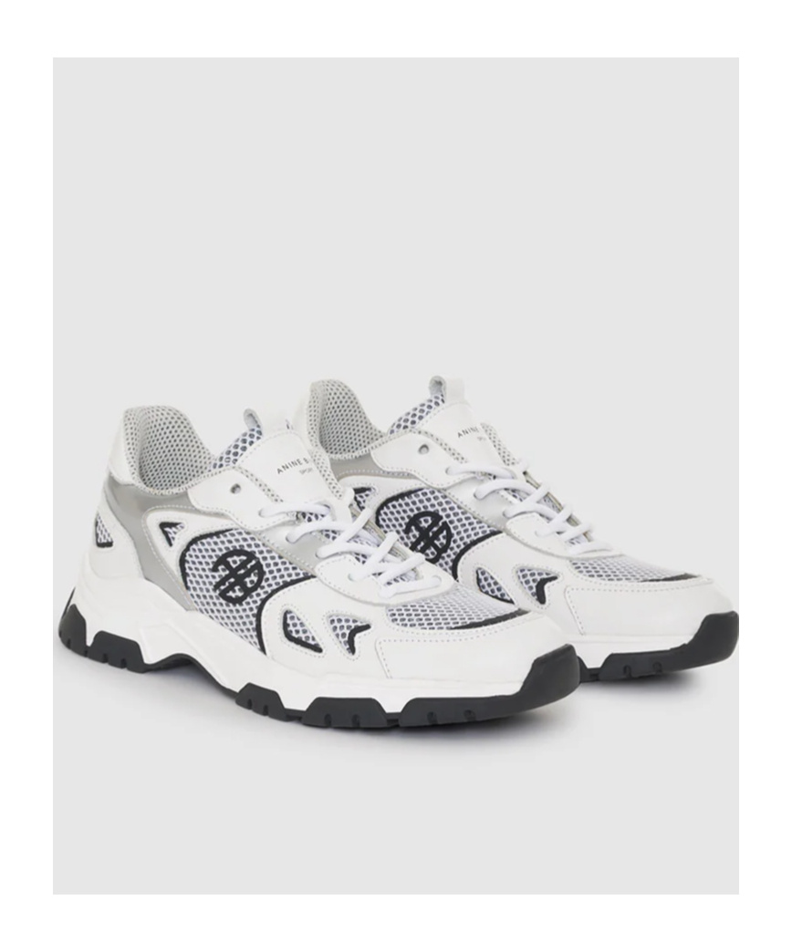 Anine Bing White Brody Sneakers In White