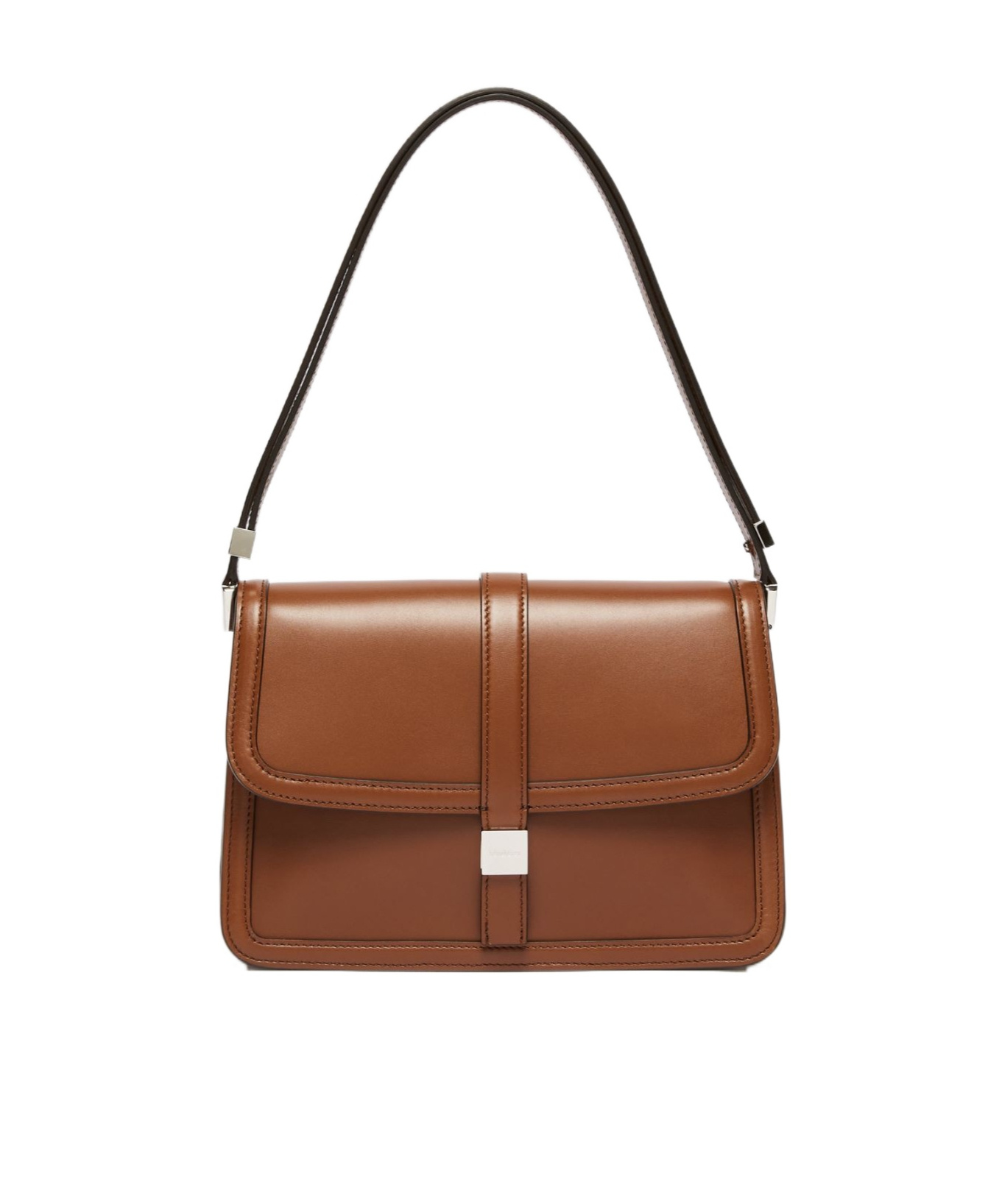 Max Mara Bianca Mini Handbag In Luxurious Leather In Brown
