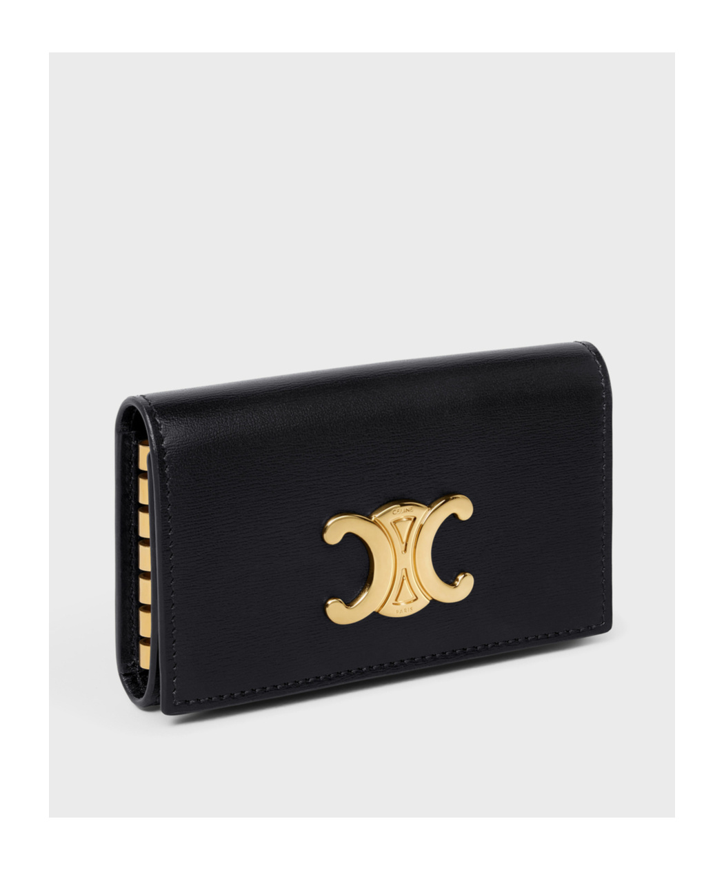 Celine Long Card Hold In Black