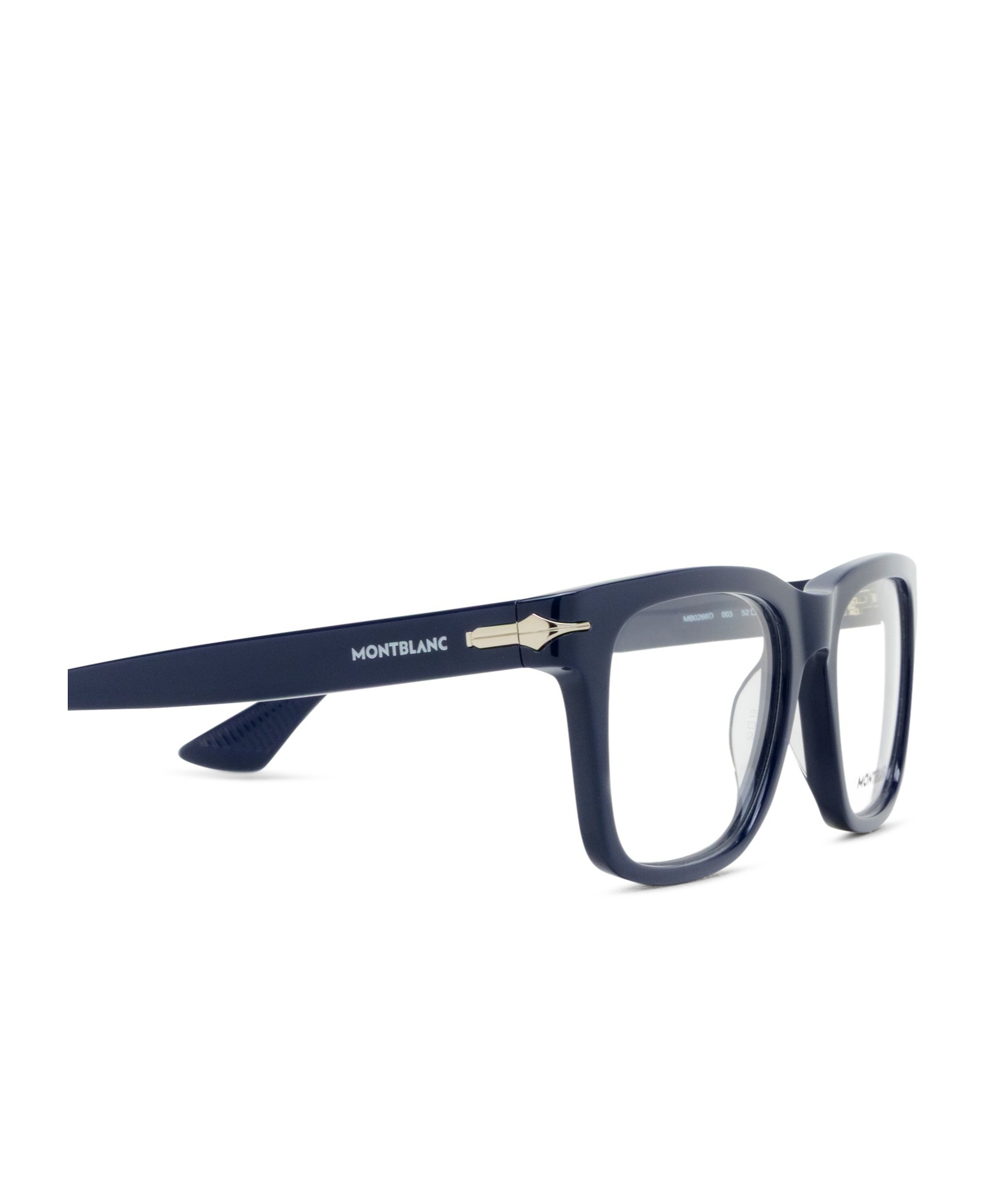 Montblanc Eyewear Square Frame Glasses In Blue