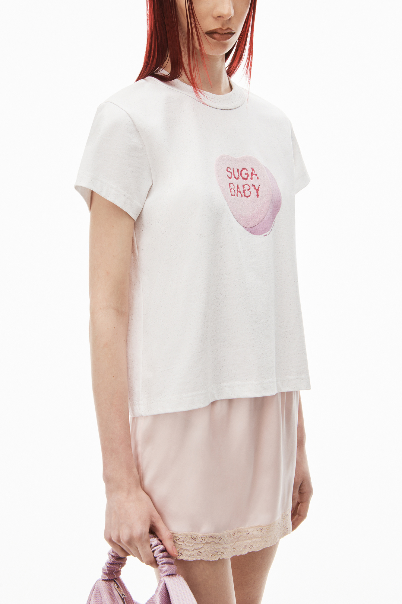 Alexander Wang Logo Short-sleeved T-shirt In White