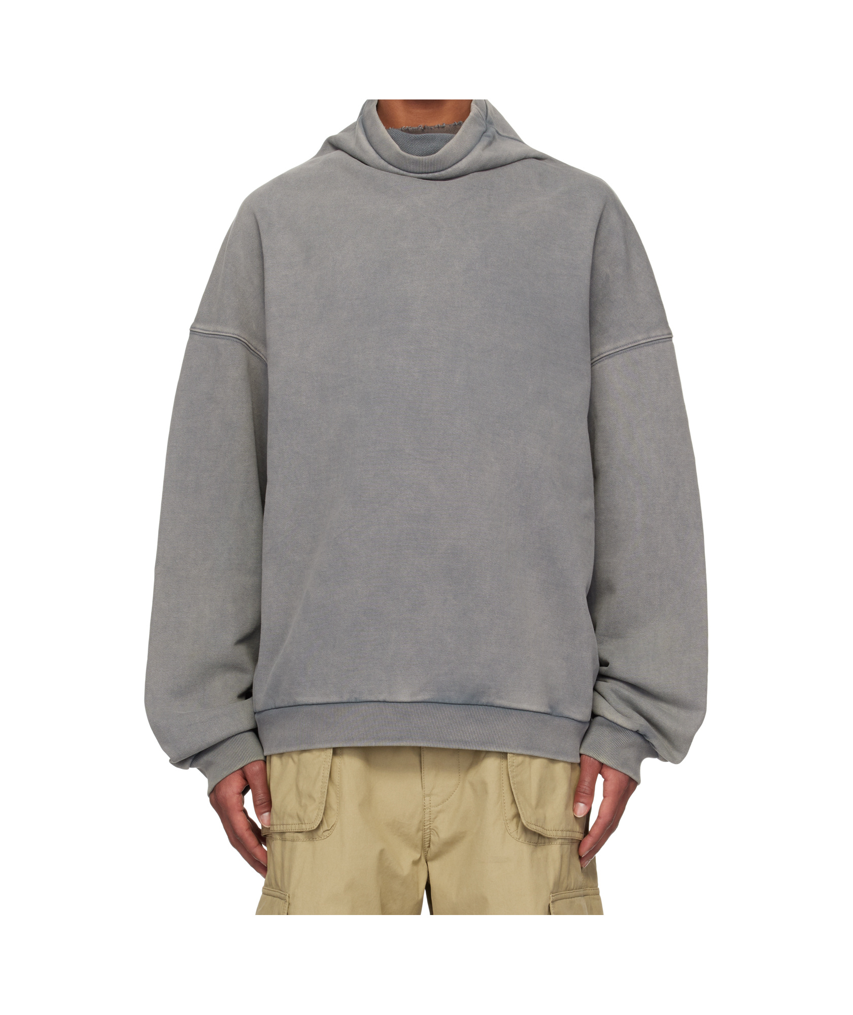 We11 Done Long-sleeved Turtleneck In Gray