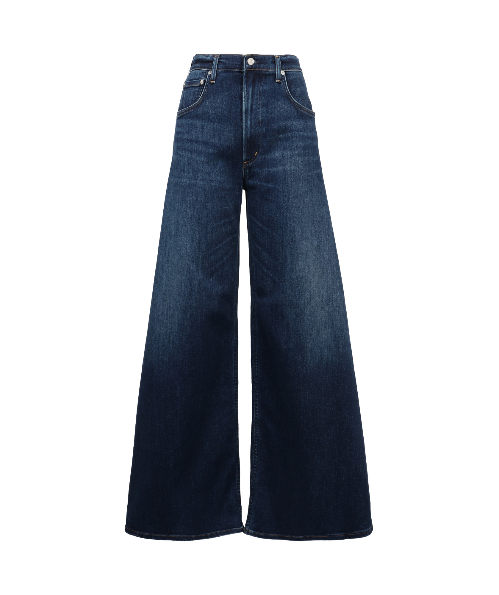 Citizens Of Humanity Amari High Waist Wide Leg Jeans In Black