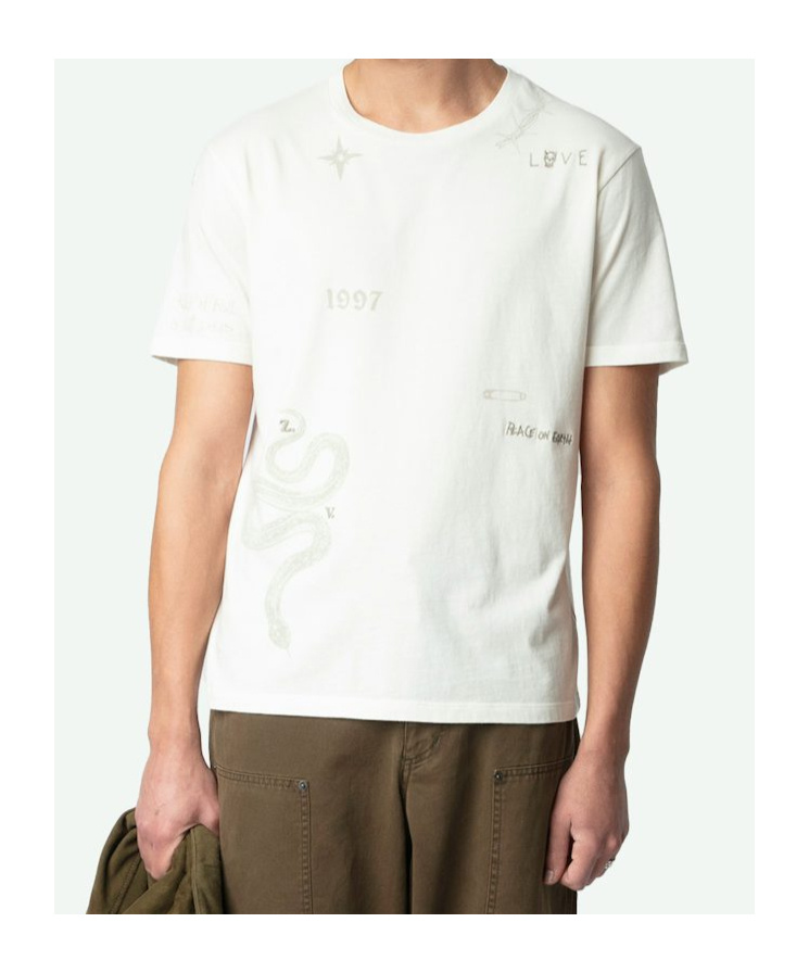 Zadig & Voltaire Short-sleeved T-shirt In White