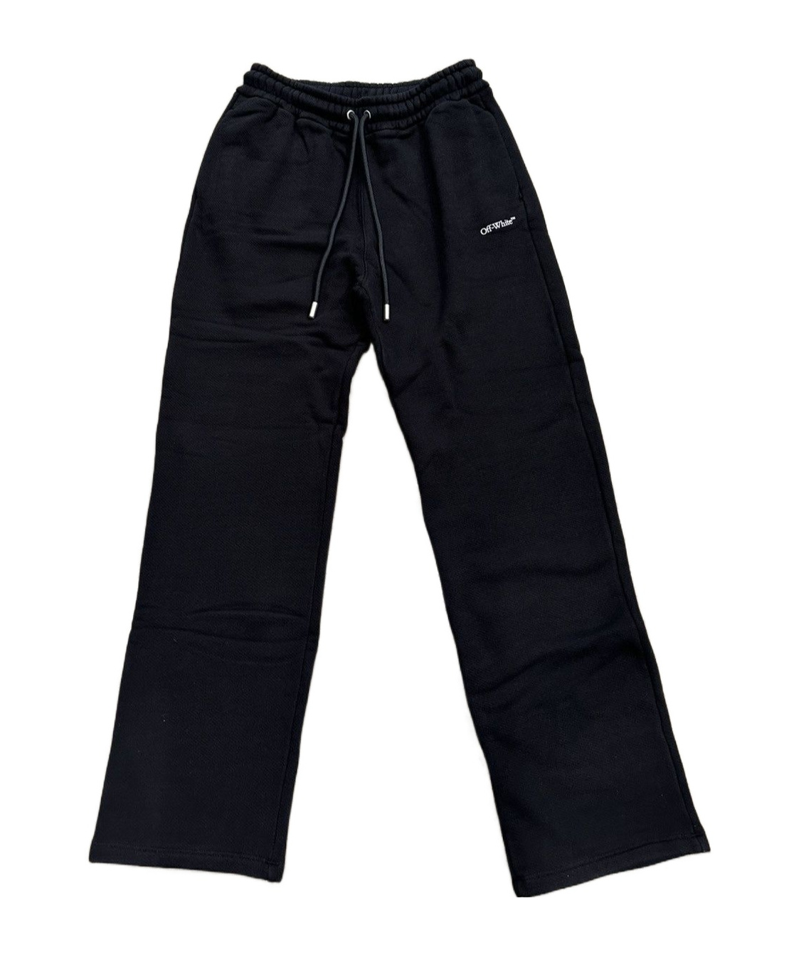 Off-white Arrow Pattern Drawstring Joggers In Black