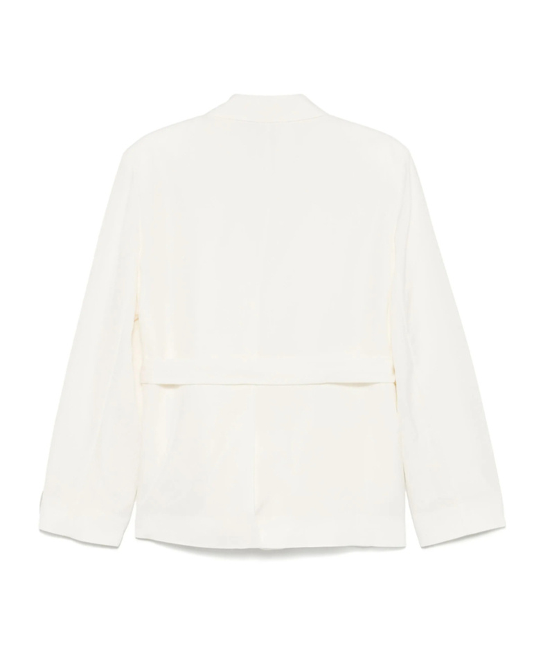 Shop Calvin Klein Textured Blazer In White